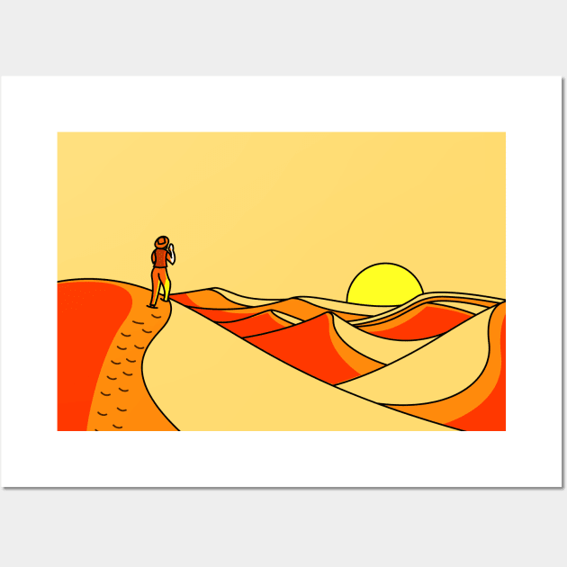 Holiday in Desert Wall Art by sutrisnodraw